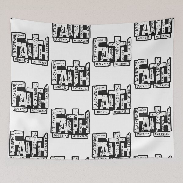 Item preview, Faith bible verse Cross Religious designed and sold by LuxeGraphix.