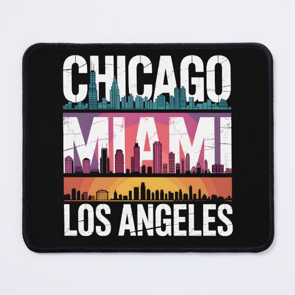 Item preview, Urban Legends Chicago, Miami & Los Angeles Skyline Vibes designed and sold by martindesignden.