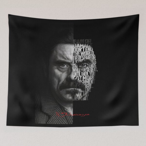 Item preview, Al Swearengen Quote Artwork – Deadwood Minimalist Character Design designed and sold by Enea Kelo.