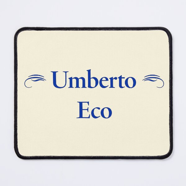 Item preview, Umberto Eco, Italian Medievalist, Classic Literature designed and sold by CharlottePlaceArt.