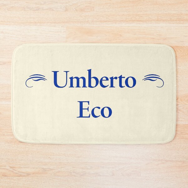 Item preview, Umberto Eco,  Italian Medievalist, Classic Literature designed and sold by CharlottePlaceArt.