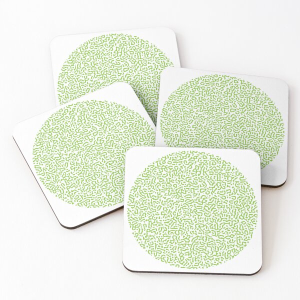 Item preview, Abstract Turing Pattern Puffer Fish Light Green designed and sold by FunnyFeelingStudio.
