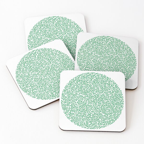 Item preview, Abstract Turing Pattern Puffer Fish Green designed and sold by FunnyFeelingStudio.