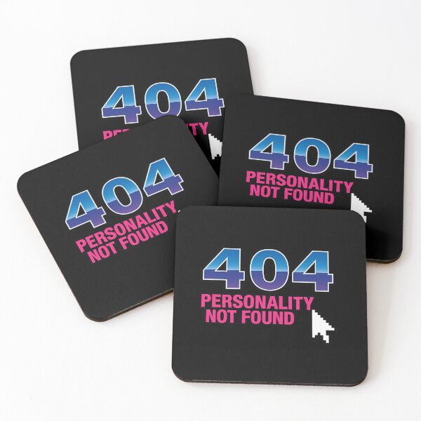 Item preview, 404: Personality Not Found – Y2K Glitch Pixel Cursor Design designed and sold by Project4X.
