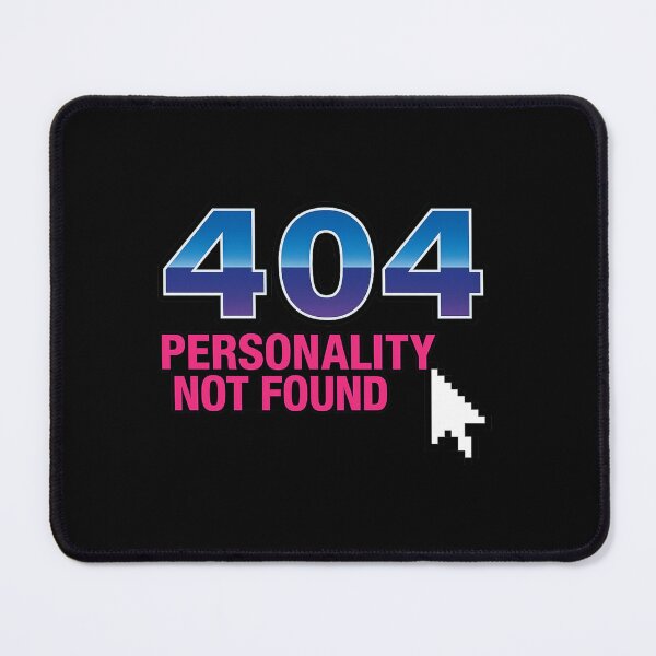 Item preview, 404: Personality Not Found – Y2K Glitch Pixel Cursor Design designed and sold by Project4X.