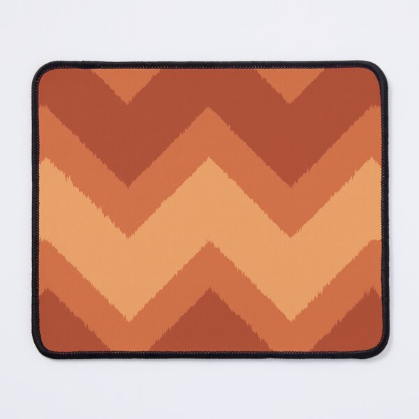 Item preview, Ikat woven spirit terracotta clay orange dusty rose apricot sienna designed and sold by zephstudoartist.