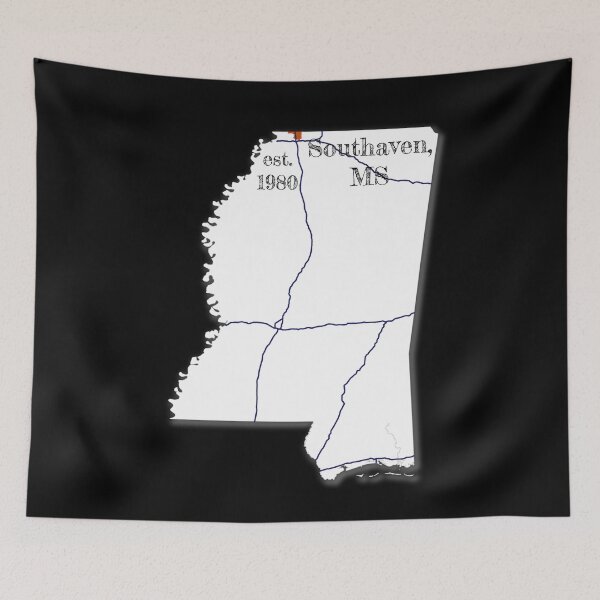 Item preview, Southaven, MS [White] designed and sold by PhilbonianDezin.