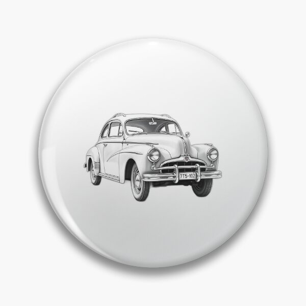 Item preview, Detailed Vintage Car Charcoal Sketch designed and sold by sharon1210.
