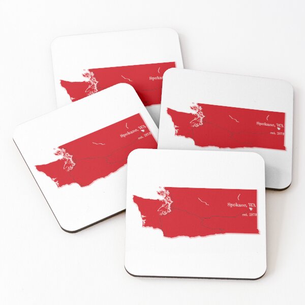 Item preview, Spokane, WA [Red] designed and sold by PhilbonianDezin.