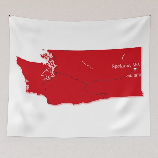 Item preview, Spokane, WA [Red] designed and sold by PhilbonianDezin.