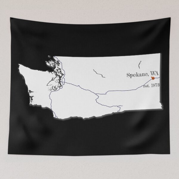 Item preview, Spokane, WA [White] designed and sold by PhilbonianDezin.