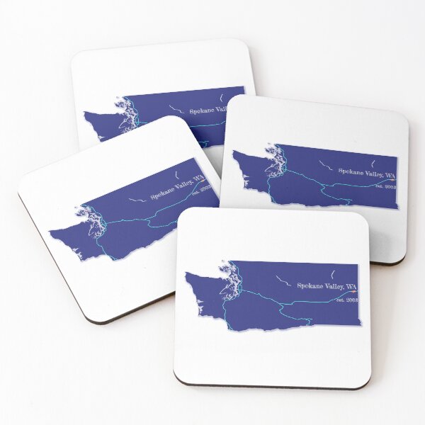 Item preview, Spokane Valley, WA [Blue] designed and sold by PhilbonianDezin.