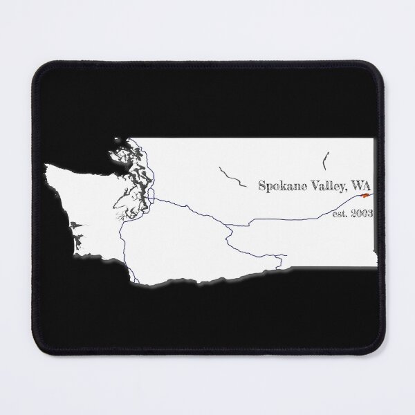 Item preview, Spokane Valley, WA [White] designed and sold by PhilbonianDezin.