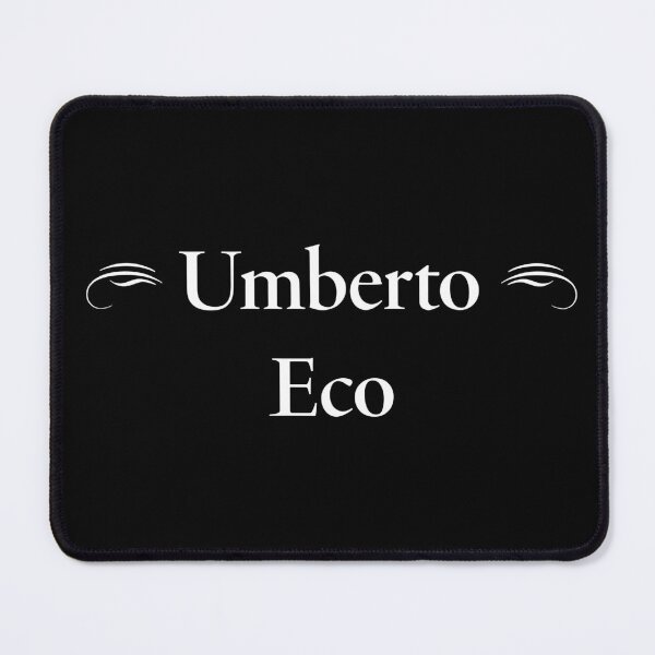 Item preview, Umberto Eco,  Italian Medievalist, Classic Literature designed and sold by CharlottePlaceArt.