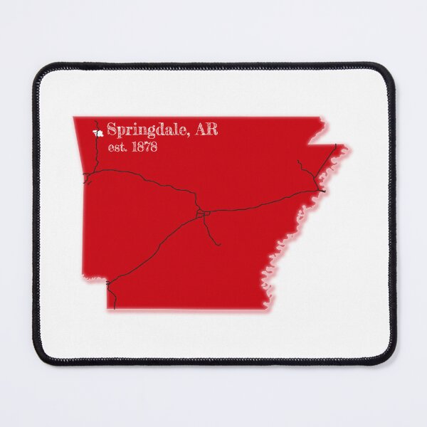 Item preview, Springdale, AR [Red] designed and sold by PhilbonianDezin.