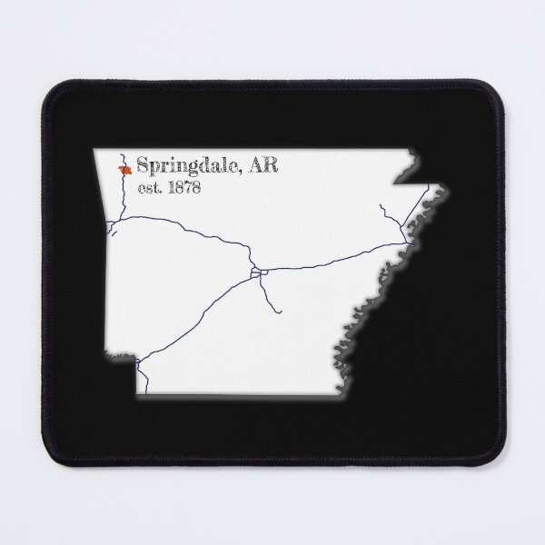 Item preview, Springdale, AR [White] designed and sold by PhilbonianDezin.