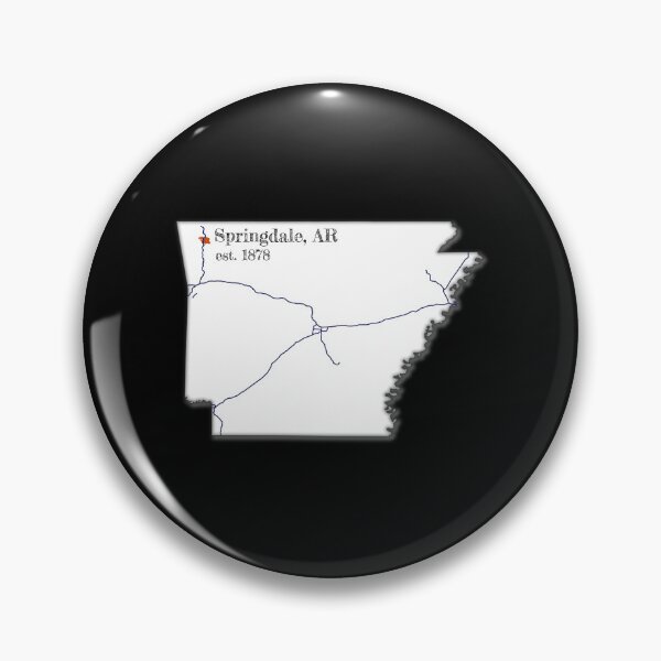 Item preview, Springdale, AR [White] designed and sold by PhilbonianDezin.