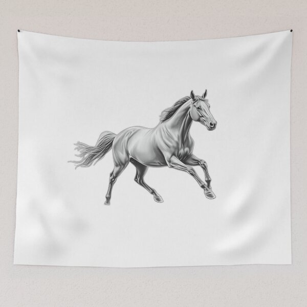 Item preview, Galloping Horse Charcoal Sketch designed and sold by sharon1210.