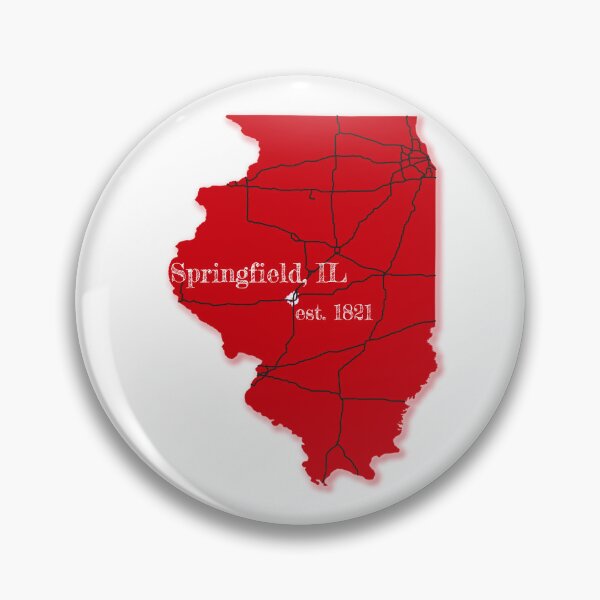 Item preview, Springfield, IL [Red] designed and sold by PhilbonianDezin.
