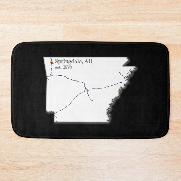 Item preview, Springdale, AR [White] designed and sold by PhilbonianDezin.