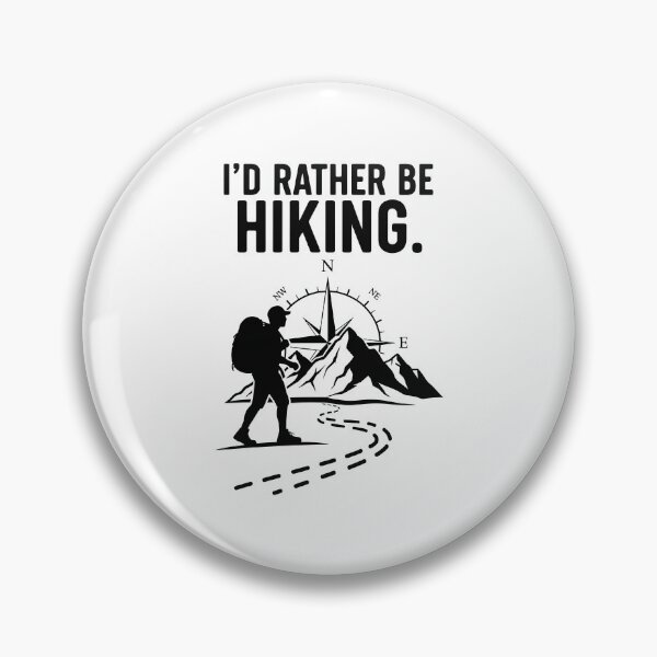 Item preview, I'd Rather Be Hiking designed and sold by Amir Faysal.