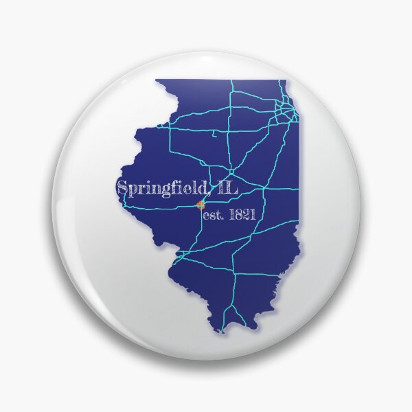 Item preview, Springfield, IL [Blue] designed and sold by PhilbonianDezin.