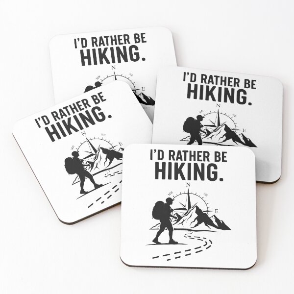 Item preview, I'd Rather Be Hiking designed and sold by Amir Faysal.