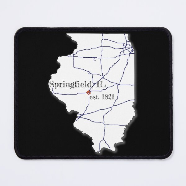 Item preview, Springfield, IL [White] designed and sold by PhilbonianDezin.