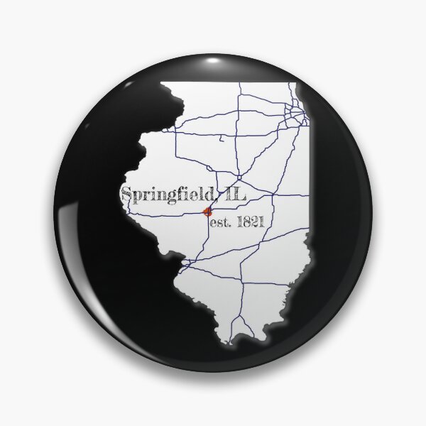 Item preview, Springfield, IL [White] designed and sold by PhilbonianDezin.