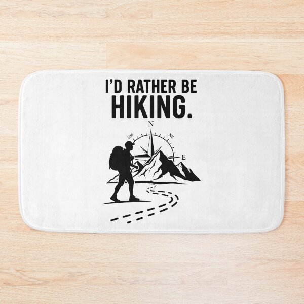 Item preview, I'd Rather Be Hiking designed and sold by Amir Faysal.