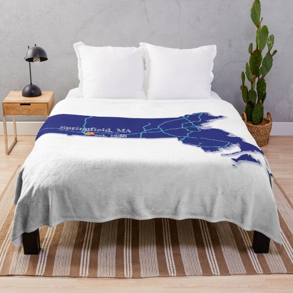 Item preview, Springfield, MA [Blue] designed and sold by PhilbonianDezin.