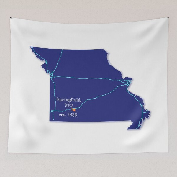 Item preview, Springfield, MO [Blue] designed and sold by PhilbonianDezin.