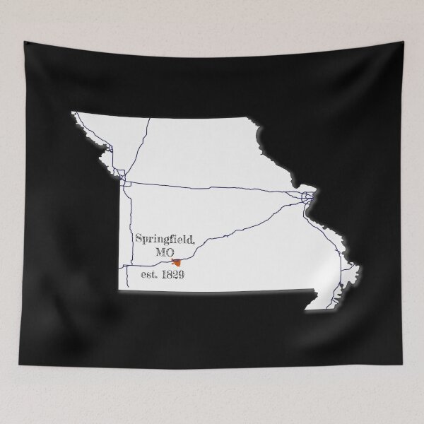 Item preview, Springfield, MO [White] designed and sold by PhilbonianDezin.