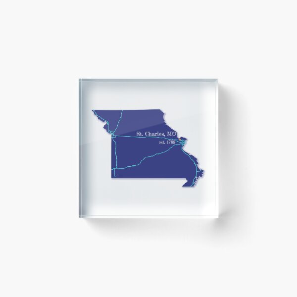 Item preview, St. Charles, MO [Blue] designed and sold by PhilbonianDezin.