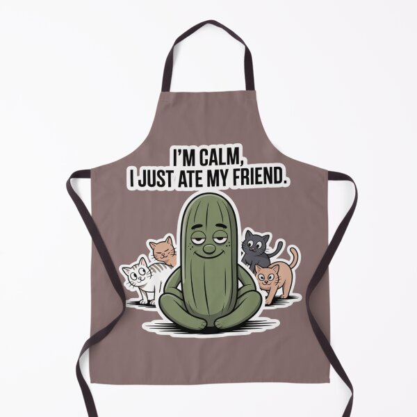 Item preview, Pickles and Panic Attacks / Pickles and Panic Attacks – Quirky Mental Health Humor Artwork designed and sold by FeelCreations.