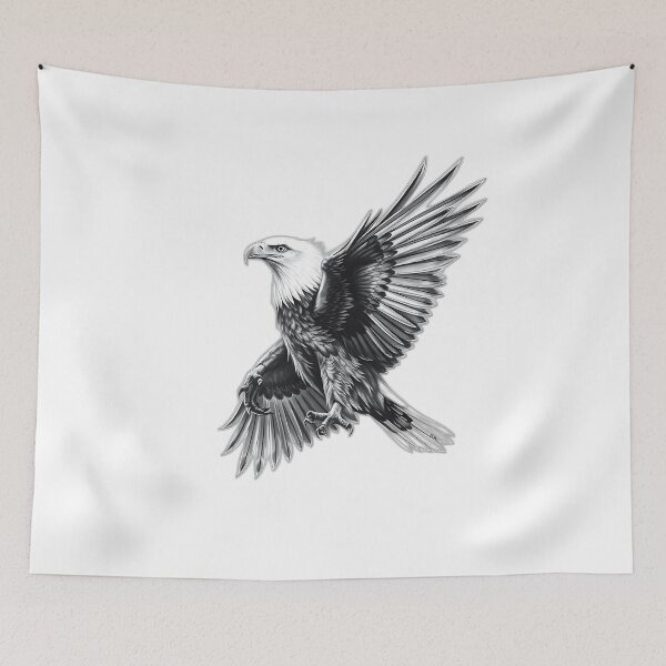 Item preview, Detailed Eagle Charcoal Sketch designed and sold by sharon1210.