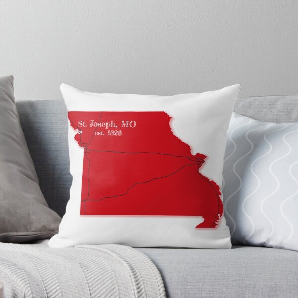 Item preview, St. Joseph, MO [Red] designed and sold by PhilbonianDezin.
