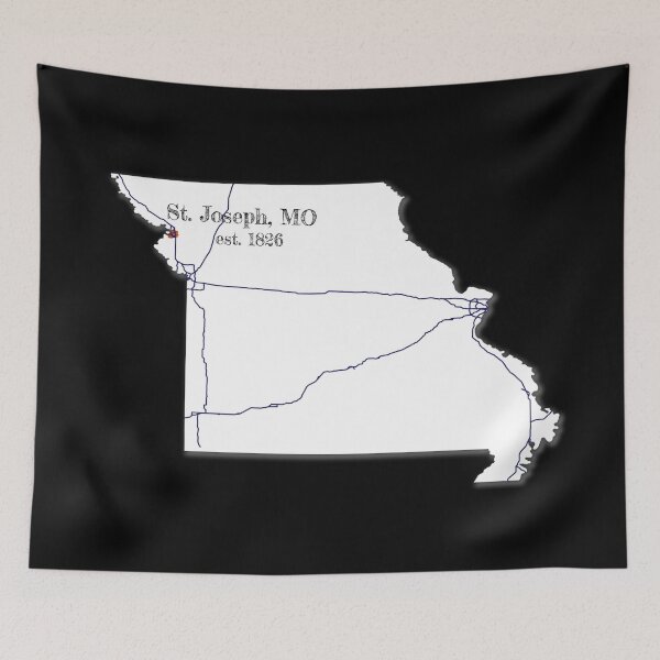 Item preview, St. Joseph, MO [White] designed and sold by PhilbonianDezin.