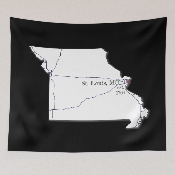 Item preview, St. Louis, MO [White] designed and sold by PhilbonianDezin.