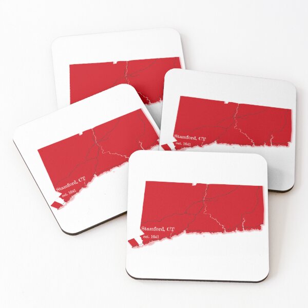 Item preview, Stamford, CT [Red] designed and sold by PhilbonianDezin.