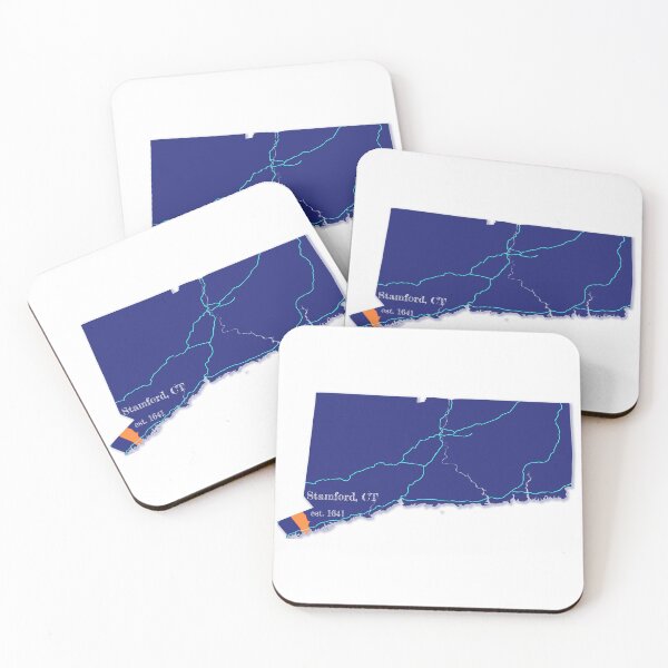 Item preview, Stamford, CT [Blue] designed and sold by PhilbonianDezin.