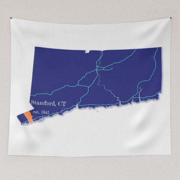 Item preview, Stamford, CT [Blue] designed and sold by PhilbonianDezin.
