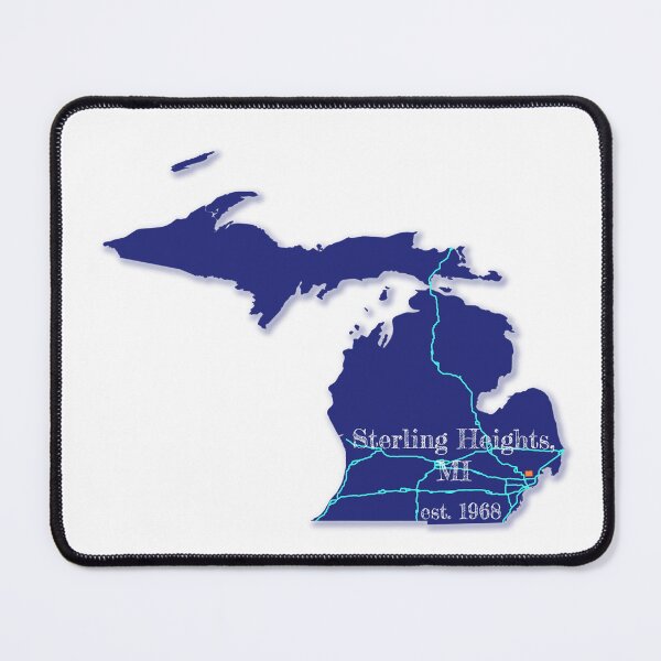 Item preview, Sterling Heights, MI [Blue] designed and sold by PhilbonianDezin.
