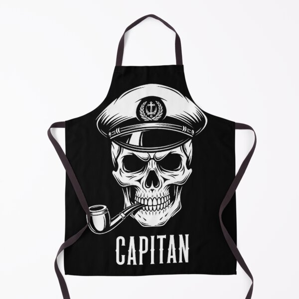 Item preview, The Captain's Skull designed and sold by Linework Studio.