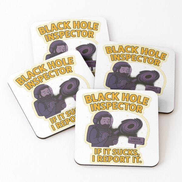 Item preview, Black Hole Inspector – Funny Cosmic Job designed and sold by Collins Design.