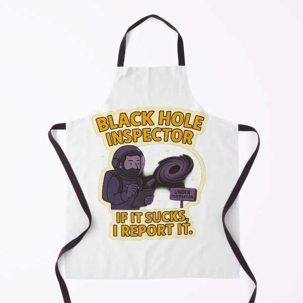 Item preview, Black Hole Inspector – Funny Cosmic Job designed and sold by Collins Design.