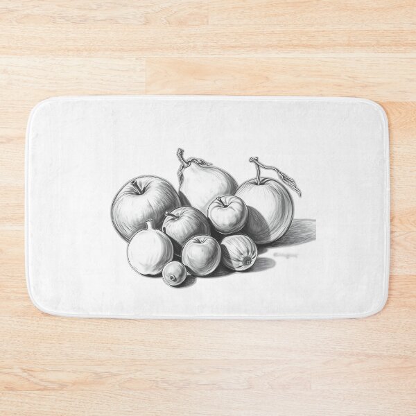 Item preview, Detailed Charcoal Fruit Still Life designed and sold by sharon1210.