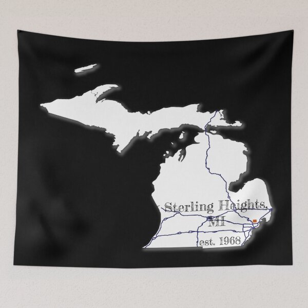 Item preview, Sterling Heights, MI [White] designed and sold by PhilbonianDezin.