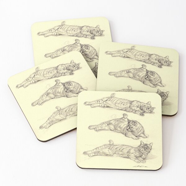 Item preview, cats designed and sold by LucaMilioneArt.
