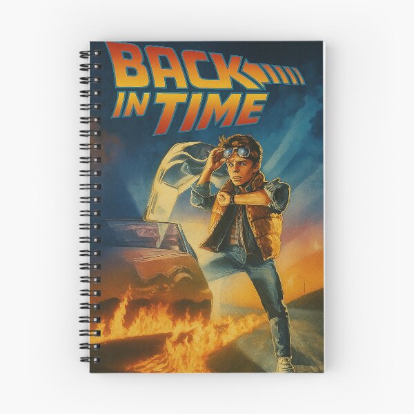 Item preview, Back in Time – Retro Time Travel Poster designed and sold by NeonVaultStudio.